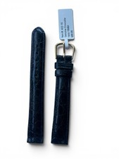 DeBeer Paris Watch band 15mm Navy Blue Crocodile 422-15 Straps Bargains Deals