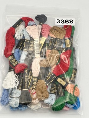 DMC 25 100 Percent Cotton Thread Lot Multiple Colors New