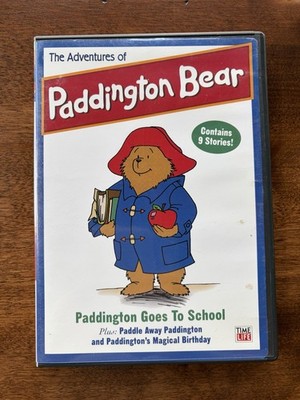 THE ADVENTURES OF PADDINGTON BEAR Goes To School 9 Children's Stories DVD