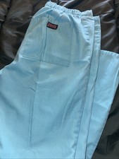 Cherokee Blue Drawstring Scrub Pants Size XS Workwear