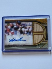 2025 Topps Museum Collection Swatches Dual Relic Matt Williams Gold 47/50 Giants