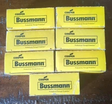 Cooper Bussman Fuses AGC-2, LOT OF 7 boxes of 50 Fuses (350 TOTAL). NOS SURPLUS
