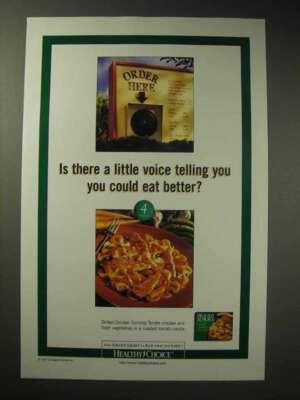 1997 Healthy Choice Grilled Chicken Sonoma Ad