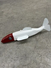 FT1 Vintage - Folk Art Ice Spear Fishing Decoy Spearing Red White Minnesota