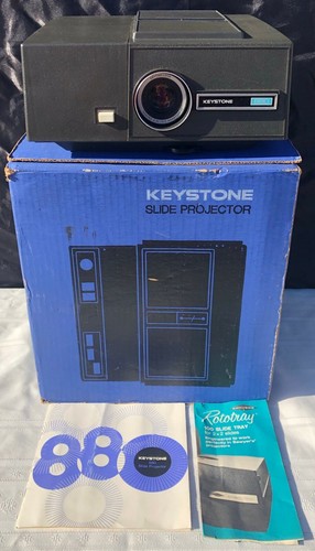 Vintage Keystone 880 Slide Projector w 