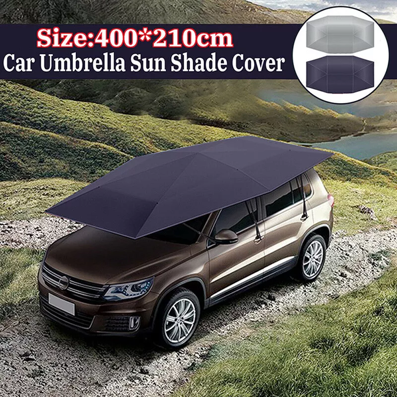 Universal Car Sun Shade Umbrella Cover Tent Cloth UV Protect Waterproof  4X2.1 ^