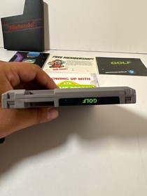 Golf (Nintendo NES, 1985) Caja Negra - Completo En Caja - Aut&eacute;ntico