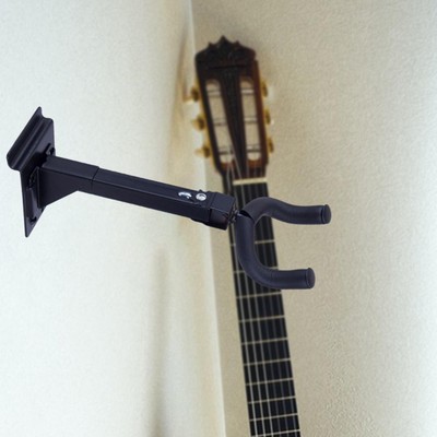 TIE Studio Support Mural Pour Guitare Noir - Pour Guitares Acoustiques, Électriques Et Basses