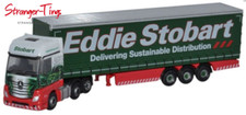Oxford Diecast Mercedes Actros Curtainside Eddie Stobart N Gauge
