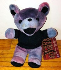 Grateful Dead Jerry 7" Bean Bear Plush Stuffed Animal by Liquid Blue Tags NWT