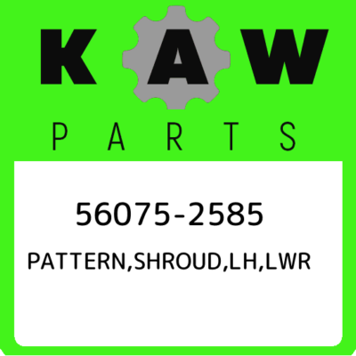 56075-2585 Kawasaki Pattern,shroud,lh,lwr 560752585, New Genuine