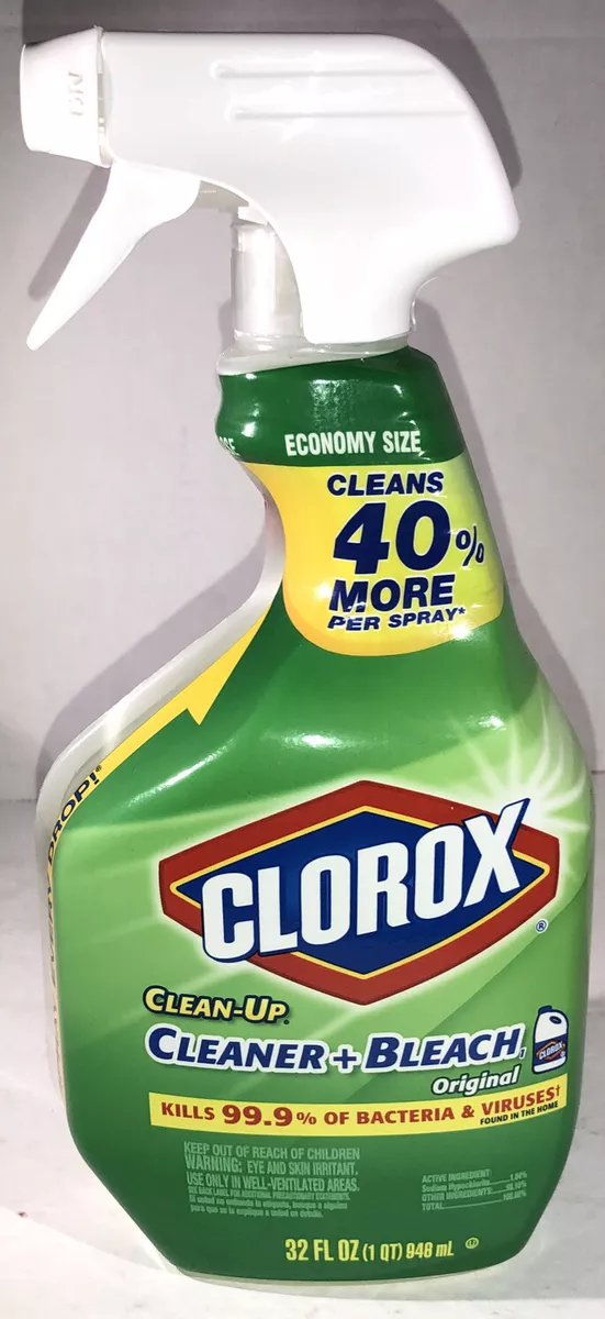 Clorox Clean-Up All Purpose Cleaner W Bleach Spray Bottle Original