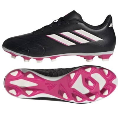 adidas Men\'s Copa Pure.4 IN Black/Pink adidas Copa Pure.4 Flexible Ground Cleats | Men main image 2