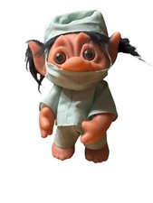 Thomas Dam Norfin Troll Doctor Vintage 1977 Denmark Green Scrubs