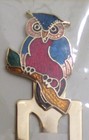 VINTAGE OWL CLOISONNE BOOKMARK FREE SHIPPING NOS — photo 2