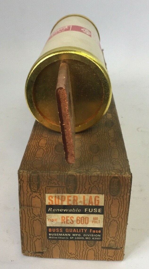 Fusible Renouvelable Bussmann Super-Lag LKN20 - 20 Ampères, 250 Volts, Type LKN, Neuf D'origine
