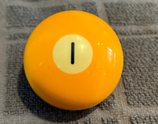 Replacement 1 Billiard Pool Ball 2 1/4" Diameter