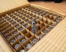 8 PCS 6N23P (E88CC / 6922 / 6DJ8) NOS VACUUM TUBES VOSKHOD. MIX. 1960-80's.