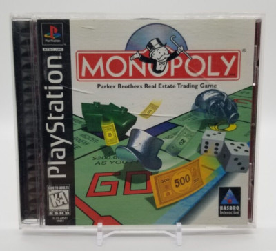 Monopoly (Sony PlayStation 1, 1998) PS1 Complete CIB Tested