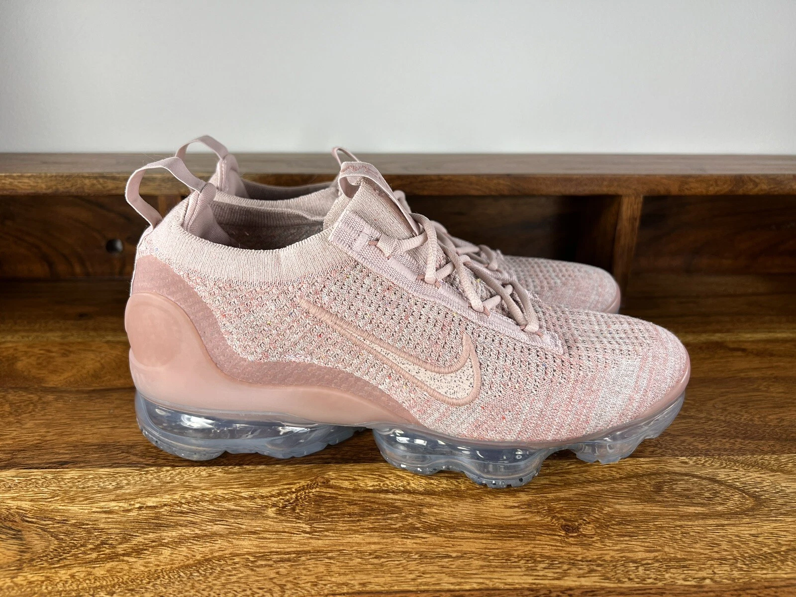 Scarpe da donna Nike Air VaporMax 2021 Flyknit rosa Oxford DJ9975 600 taglia 8 5
