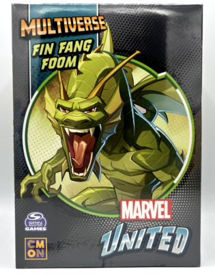 Marvel United Multiverse FIN FANG FOOM Kickstarter Exclusive Expansion EN