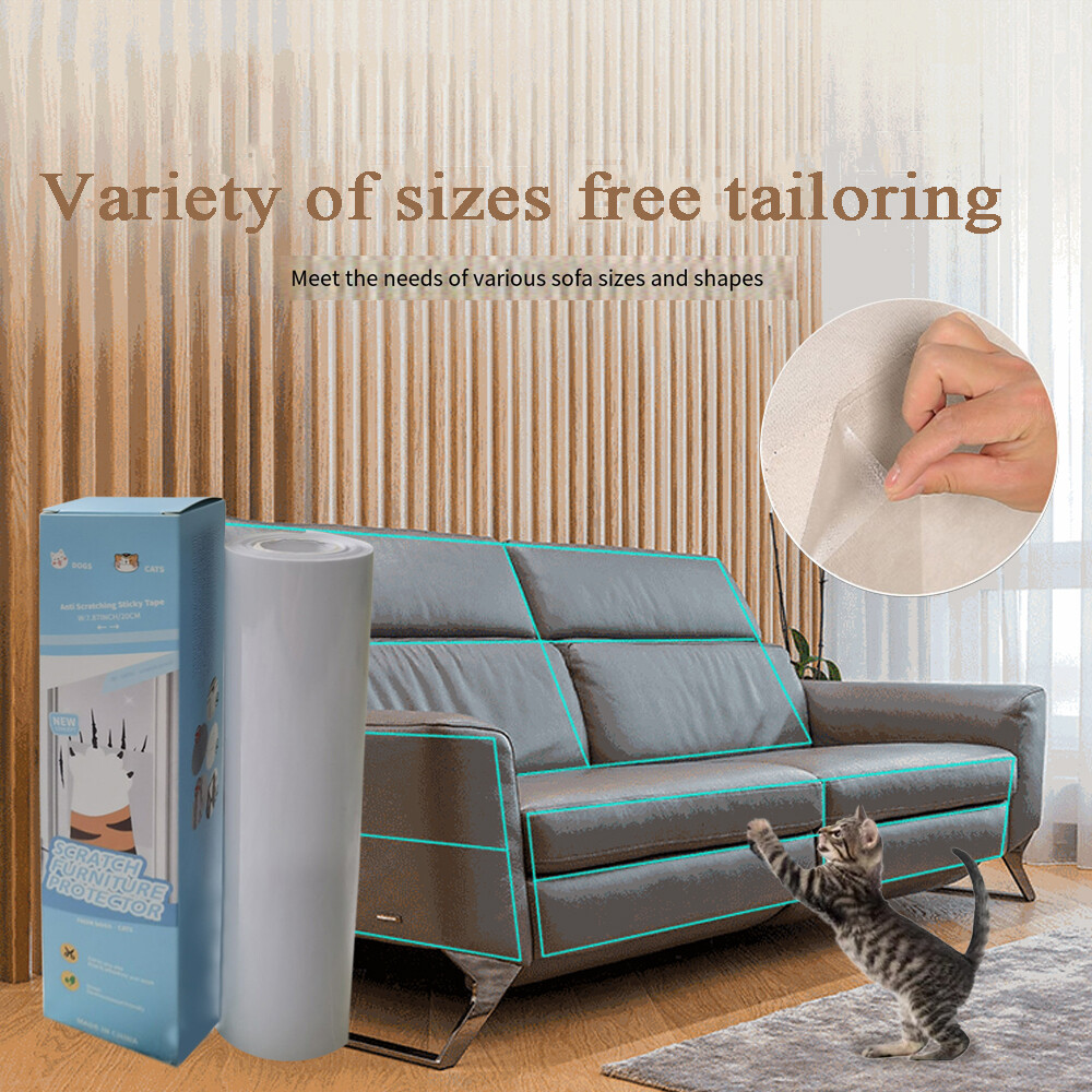 Nastro Antigraffio Per Gatti XFasten | Trasparente, 50mm X 27m, Per Divani E Mobili - Foto 5