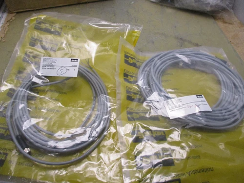 lot of 3x parker 003-2918-01 plc sensor cable 5 ME W/CONN V3-GM-5M-PVC [4*S-26]