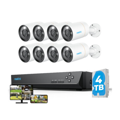 Reolink Refurbished 12MP 16Channel 4TB PoE Security Camera System RLK16-1200B8-A