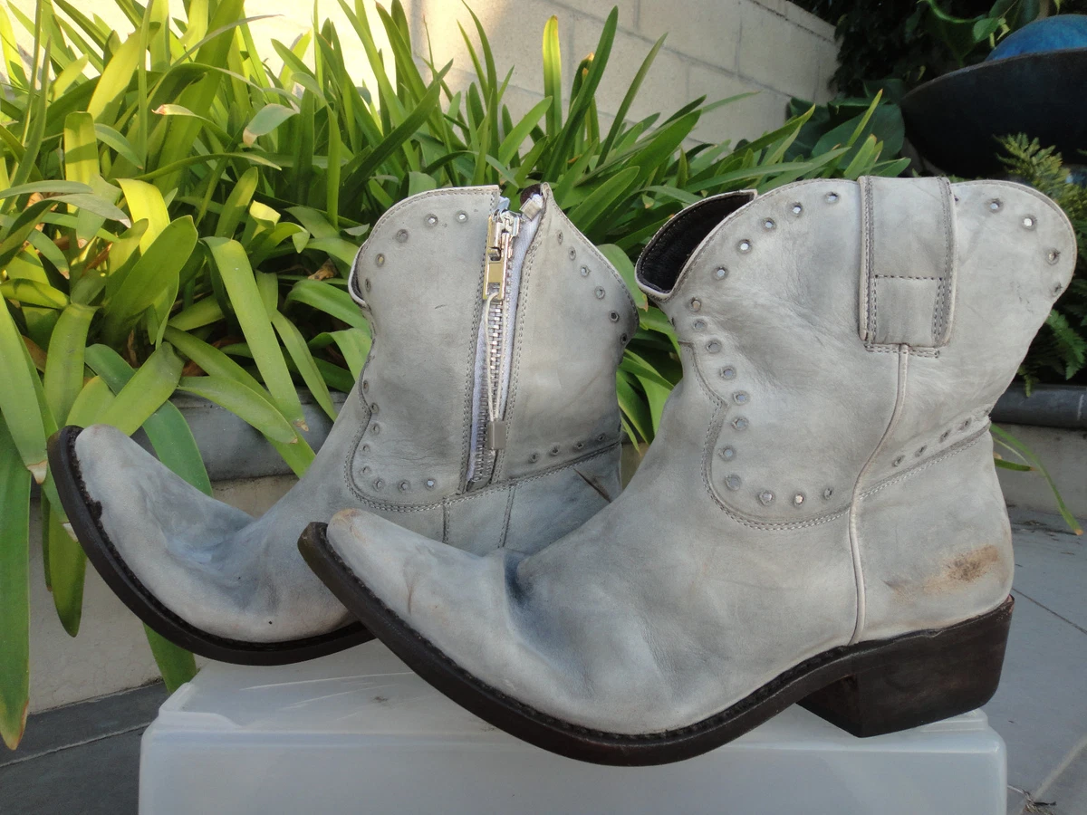 Golden goose white cowboy boots new arrivals