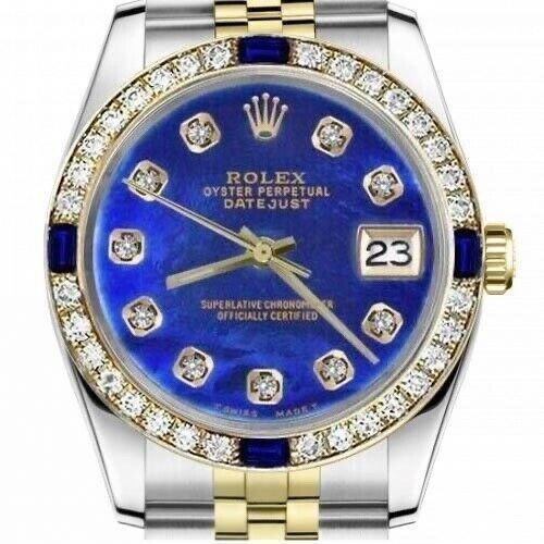 Rolex Datejust Blue Mother of Pearl