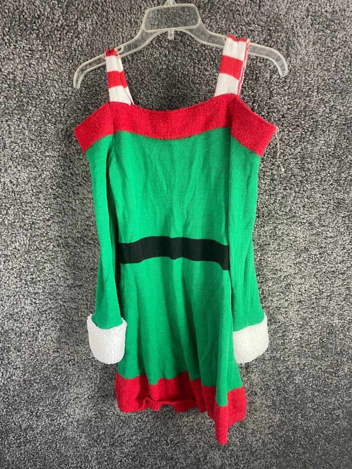 Vestido Suéter Derek Corazón Navidad Para Mujer Grande Multi Acrílico Correas para el Hombro Foto 2 de 4