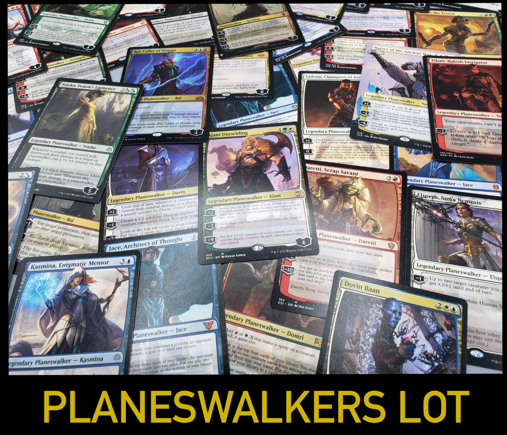 3 Planeswalkers MTG Magic the Gathering Cards 3 Card Collection
