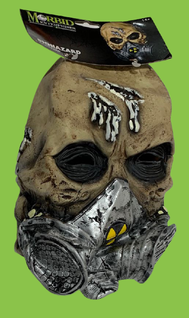 BIOHAZARD RUBBER GAS MASK Latex Head Zombie Evil Dead Monster