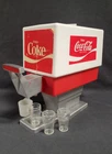 Vintage Chilton Coca Cola Dispenser Toy - Coke Dispenser with 3 Glasses