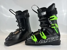 Lange RX RXJ Ski Boots 24.5 Mondopoint Black & Green