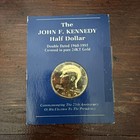 The JOHN F. KENNEDY Half Dollar Double Dated 1960-1985 Covered in Pure 24K Gold — photo 1