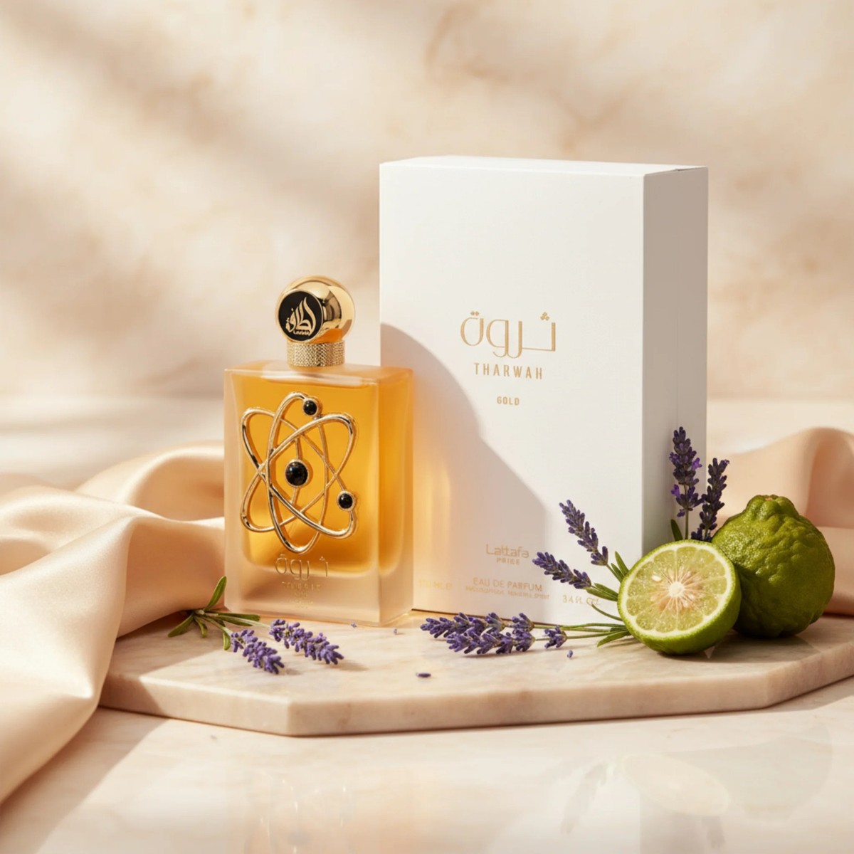 Pride Tharwah Gold by Lattafa perfume unisex EDP 3.3 / 3.4 oz New