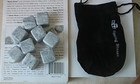 Set of 9 Sipping Chilling Stones Whiskey Rocks Grey Soapstone Instead of Ice NIB — photo 6