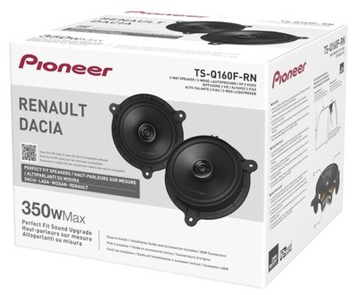 Pioneer TS-Q160F-RN 350W 2WegKoax  Renault Dacia  4 Ohm Neu von More dB CarAudio