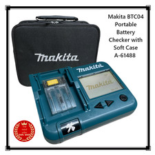 Makita BTC04 Portable Battery Checker with Soft Case A-61488 New Japan