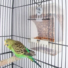 Parrot Automatic Feeder,No-Mess Bird Feeder,Cage Accessories for Budgerigar C...