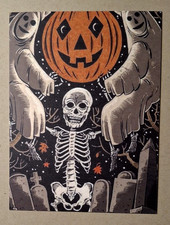 *HALLOWEEN* Vintage Style Reproduced Image Po...