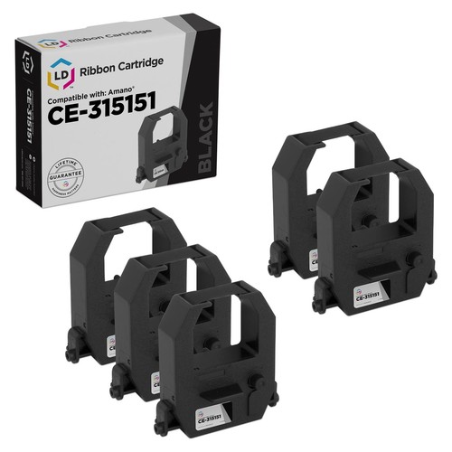 LD 5PK CE-315151 CE315151 Black Printer Ribbon for Amano AGP5000 BX6000 EX3000 - 第 1/8 張圖片