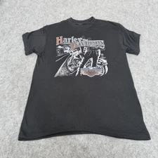 Vintage Harley Davidson Shirt Mens Medium 90s USA 1994 Biker 3D Emblem Rider