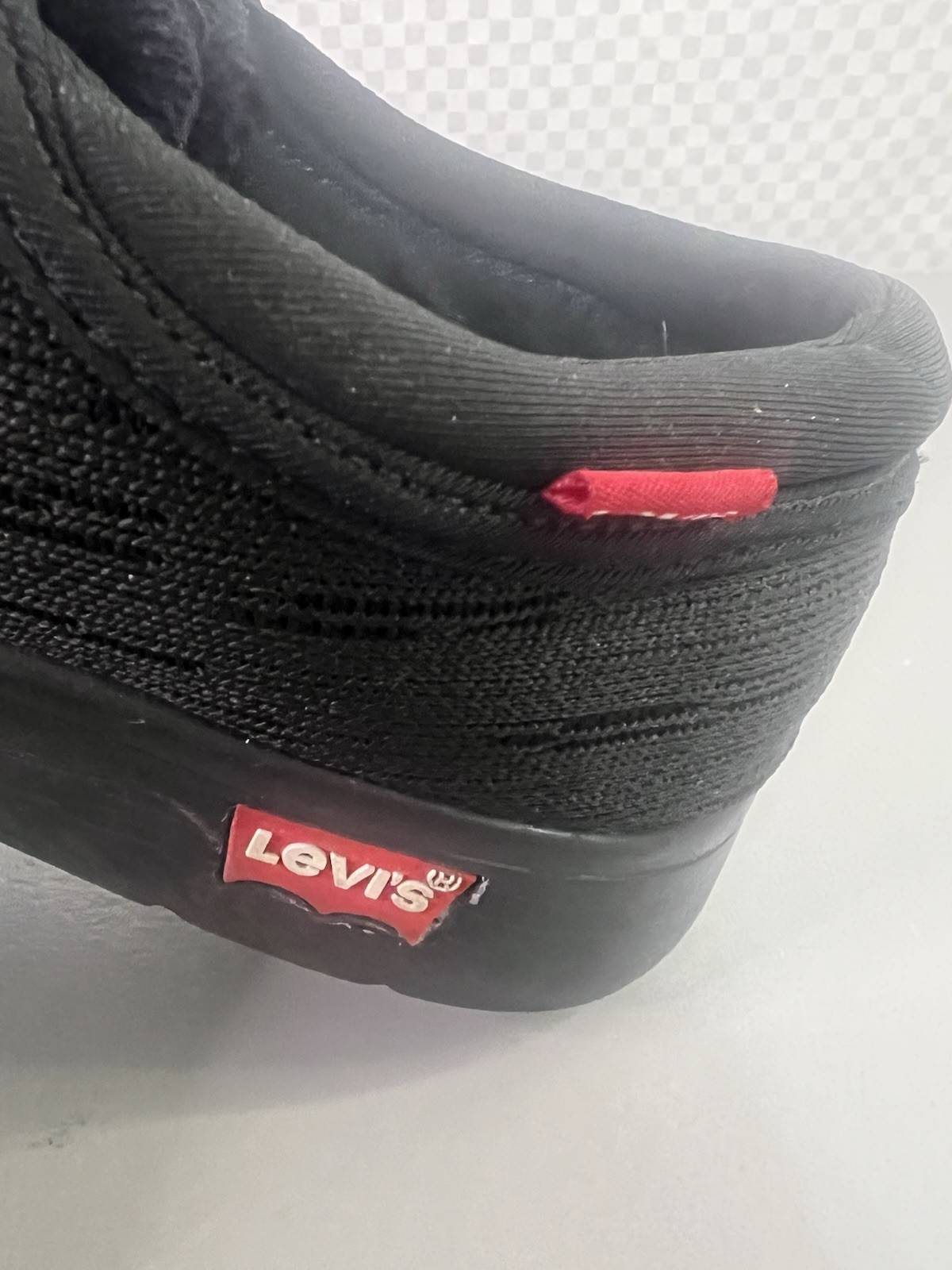 Levi's Women's Black Sneakers 10 Lightweight Knit Casual Comfort Lace Up thumbnail 2