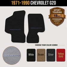 Avery Sport Touring Vintage Script Logo Front Floor Mats For 1971-1990 G20 Aam