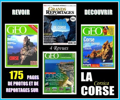 LA CORSE - Zeitschriften - Spaziergänge - FRANKREICH / Preis inbegriffen
