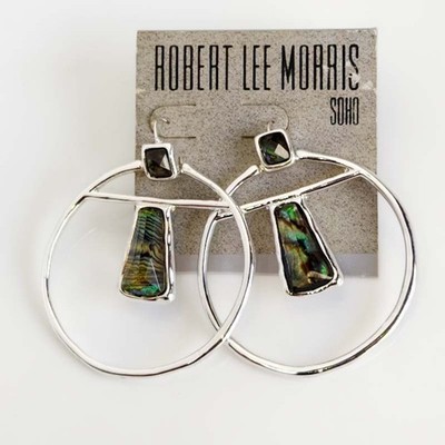 Robert Lee Morris Geometric Statement Drop Earrings Women Party Vacation Jewelry