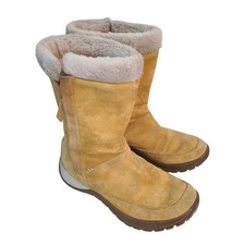 Helly Hansen Suede Boots 6.5 Faux Fur Lined S...