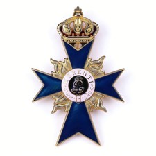 Imperial Germany Bavaria Military Merit Cross Breast Star Meda Diameter:37*57mm